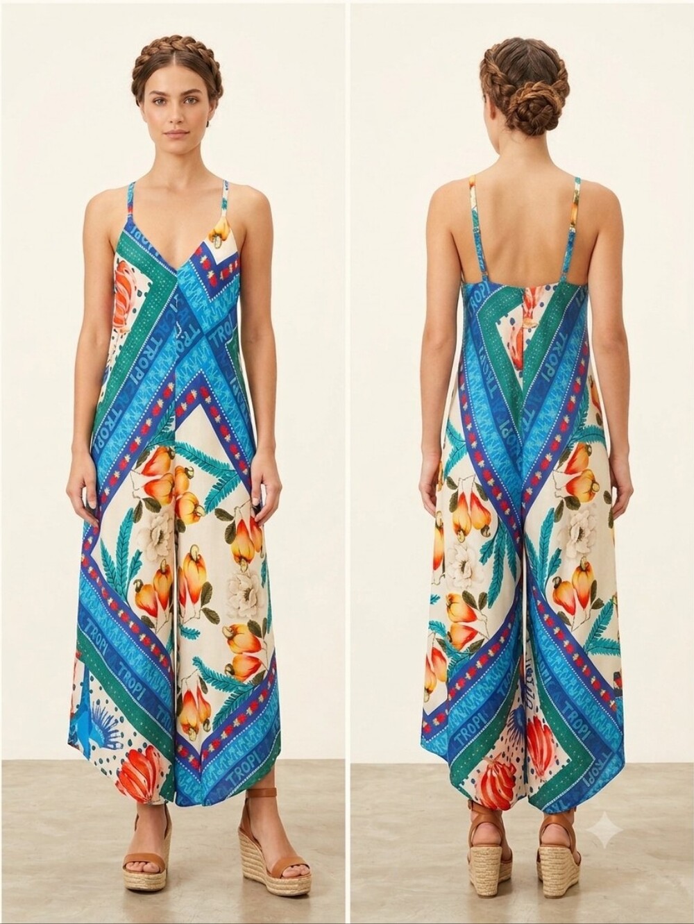 ARTTI RIO BRASILIAN‎ TROPICAL JUMPSUIT WOMEN'S SIZE SMALL